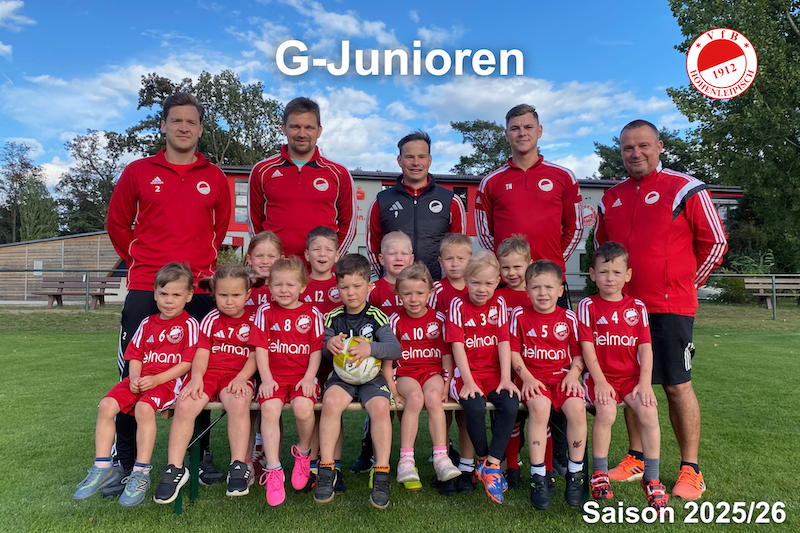 VfB Mannschaftsfotos Nachwuchs Saison 25 26 G Junioren